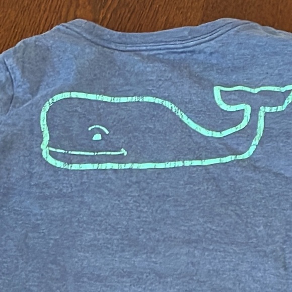 Vineyard Vines Boys Blue Short Sleeve T-Short Size 5 - Picture 4 of 5